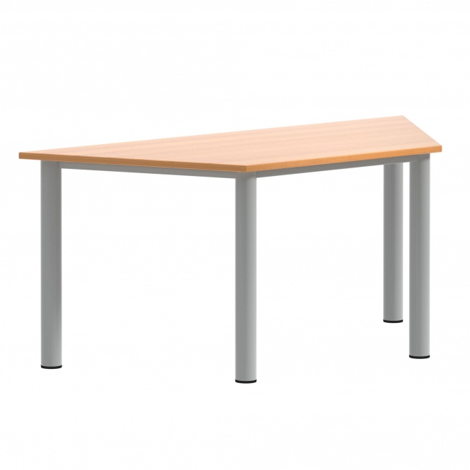 Trapeztisch, 140x70 cm (B/T), 64 cm hoch, 